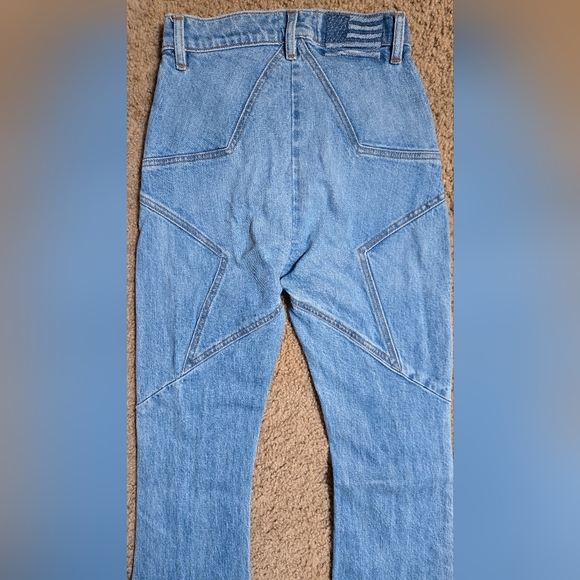 Revice Denim Venus Star Flare Eclipse Wash Jeans Size 24 - Picture 7 of 10